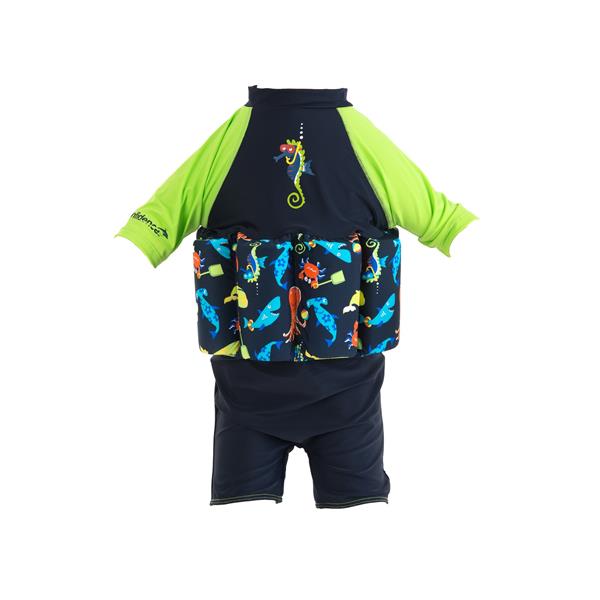 Plavalna obleka - kopalke Konfidence FloatSuit Seabiskit & Friends Navy 