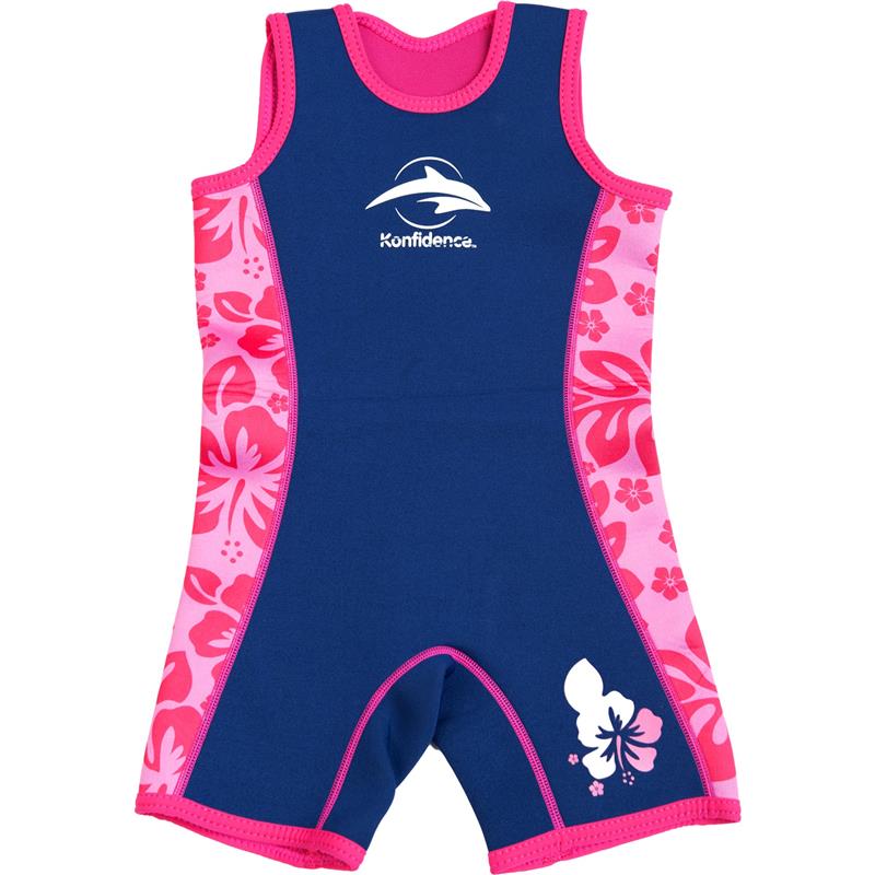 Dječja neoprenska odijela za plivanje Hibiscus Pink