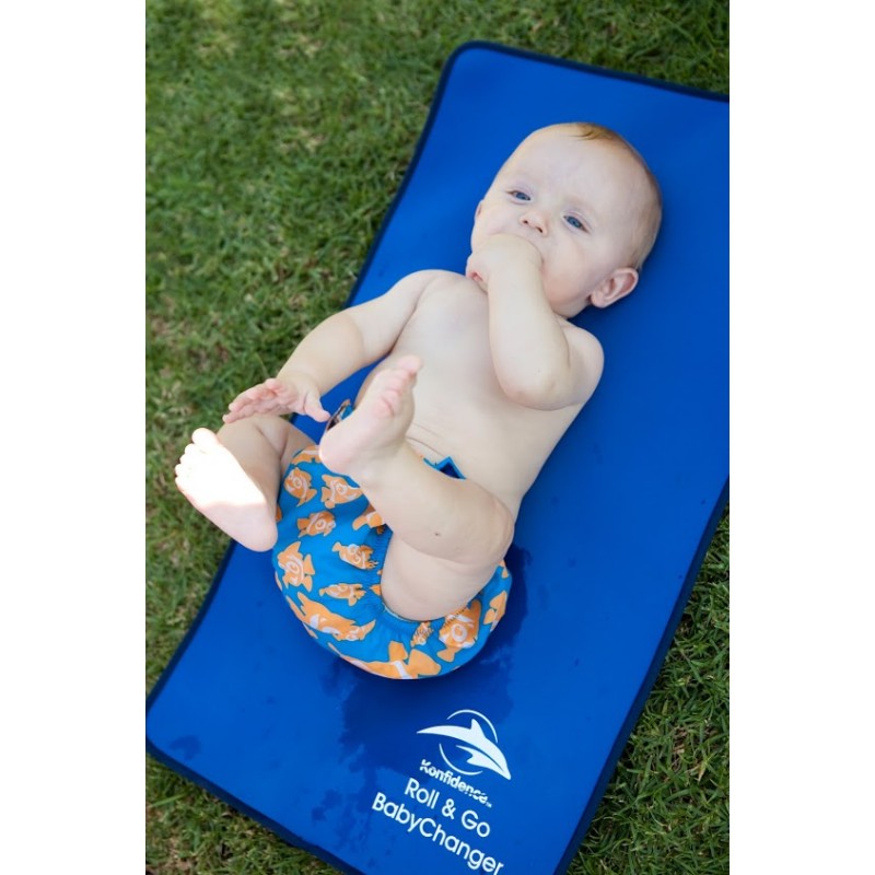 Neoprenska podloga za previjanje i igranje Konfidence™ Roll&Go Navy